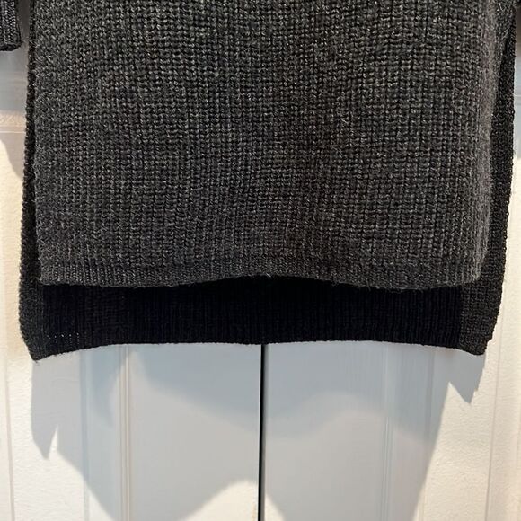Ellen Tracy Grey Mock Neck Long Sleeve Sweater Tunic Size S - Picture 10 of 12
